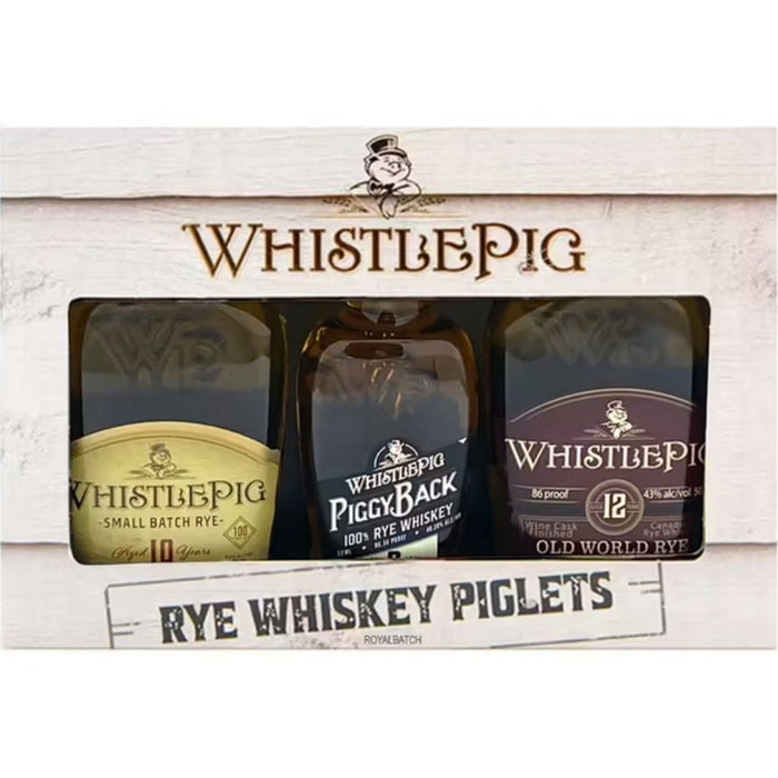 WhistlePig - Rye Whiskey Piglets 3 Pack Gift Pack - TIPXY