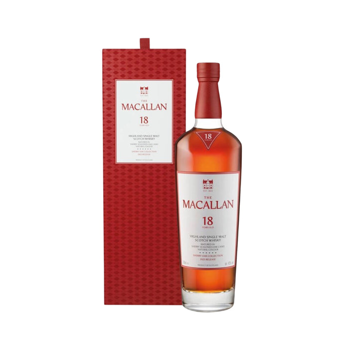 The Macallan - 18 Year Sherry Oak Single Malt Scotch Whisky 2025 Release
