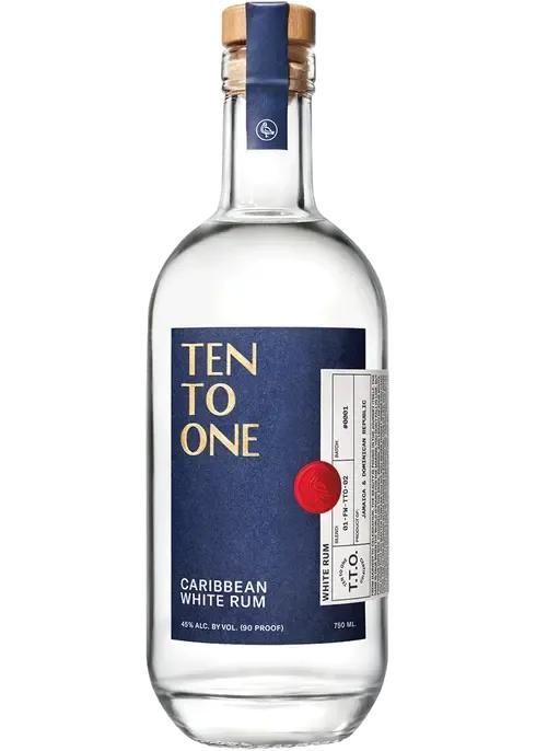 Ten To One - Caribbean White Rum - TIPXY