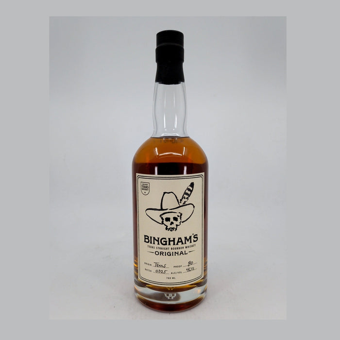 Bingham's Bourbon - Original Straight Texas Bourbon Whiskey - TIPXY