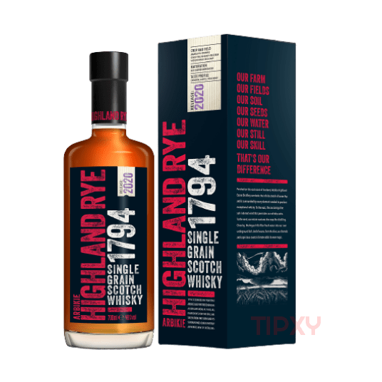 Arbikie - 1794 Highland Rye Single Grain Scotch Whisky - TIPXY