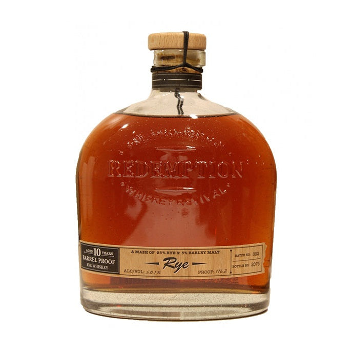 Redemption - 10 Year Old High Rye Bourbon Whiskey - TIPXY
