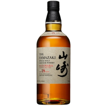 The Yamazaki - 18 Year Mizunara Oak Cask Single Malt Japanese Whisky
