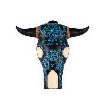 Los Azulejos - Trophy Head Horns Reposado Tequila (Blue/Black) - TIPXY