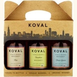 Koval - 3-pack 200ml (Rye, Bourbon, Whiskey) - TIPXY