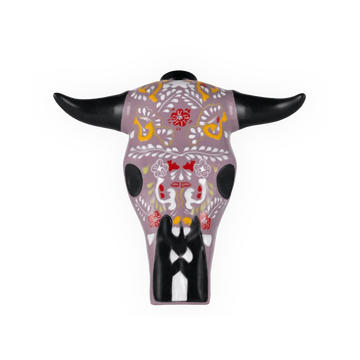 Los Azulejos - Trophy Head Horns Añejo Tequila (Purple) - TIPXY