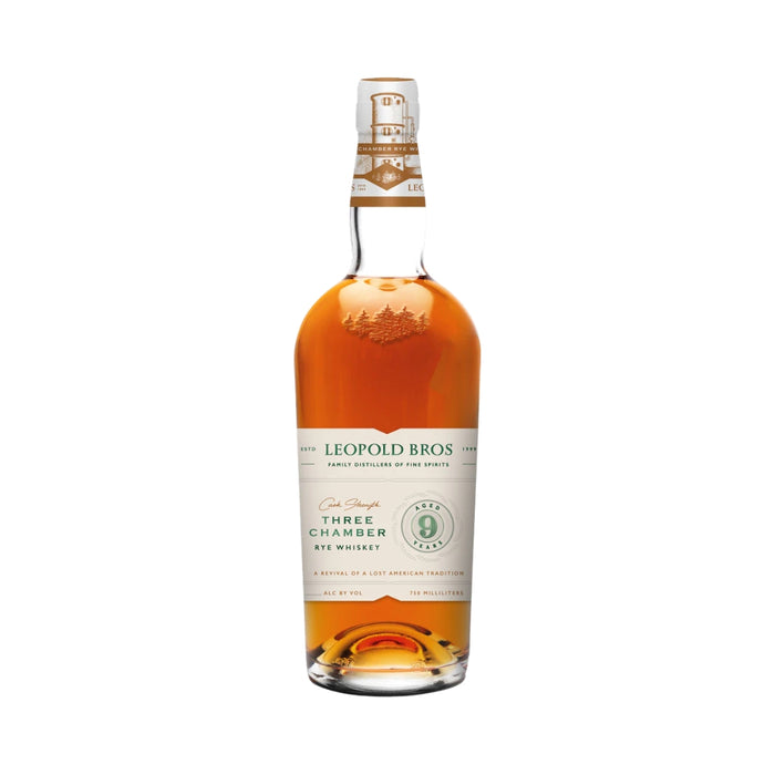 Leopold Bros - 9 Year Old Three Chamber Cask Strength Rye Whiskey - TIPXY
