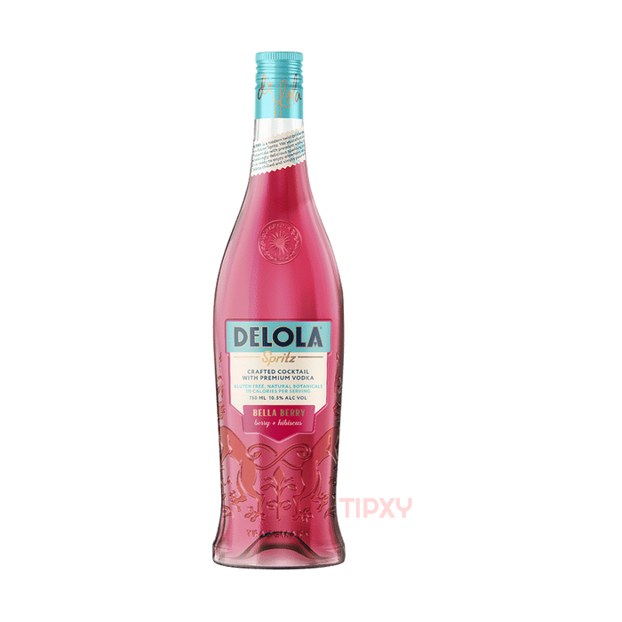 Delola - Bella Berry Spritz Sparkling Ready to Serve Cocktail - TIPXY