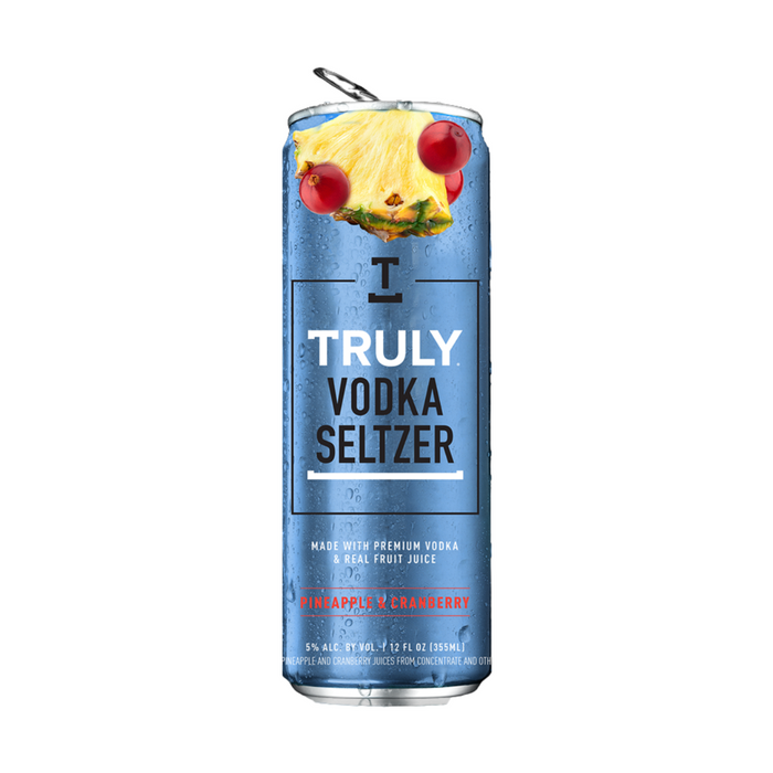 Truly Hard Seltzer - Vodka Seltzer Pineapple Cranberry Ready to Serve Cocktail - TIPXY