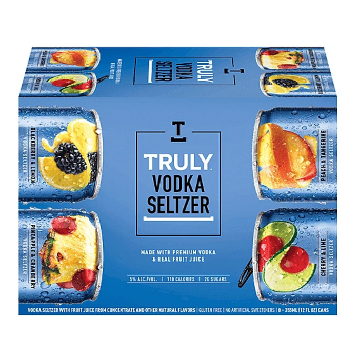 Truly Hard Seltzer - Vodka Seltzer Variety Ready to Serve Cocktails - TIPXY
