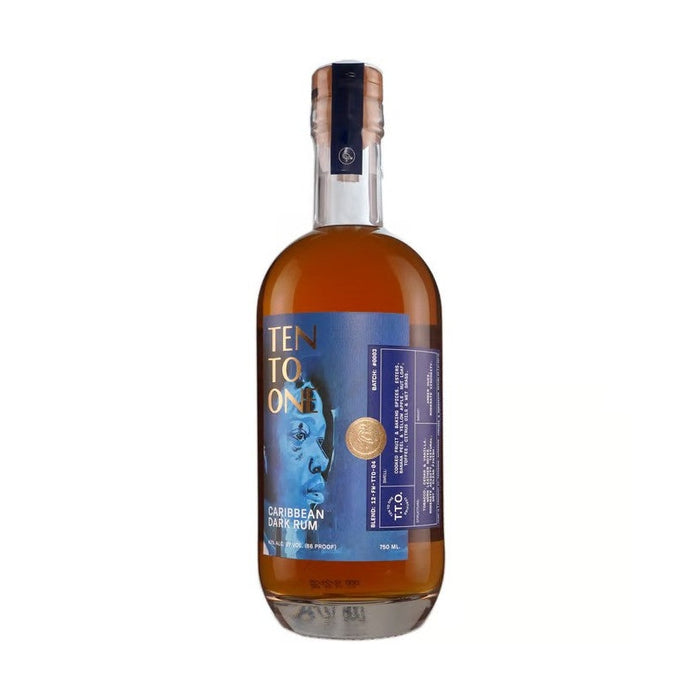 Ten To One - Black History Month  Artist Devin B Johnson Edition Caribbean Dark Rum - TIPXY