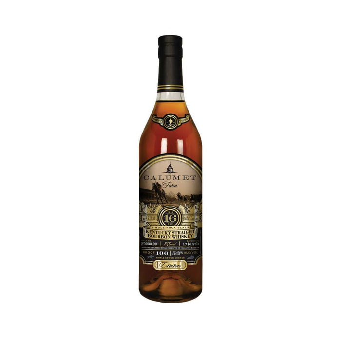 Calumet Farm - Singel Rack Black 16 Year Old Kentucky Straight Bourbon Whiskey - TIPXY