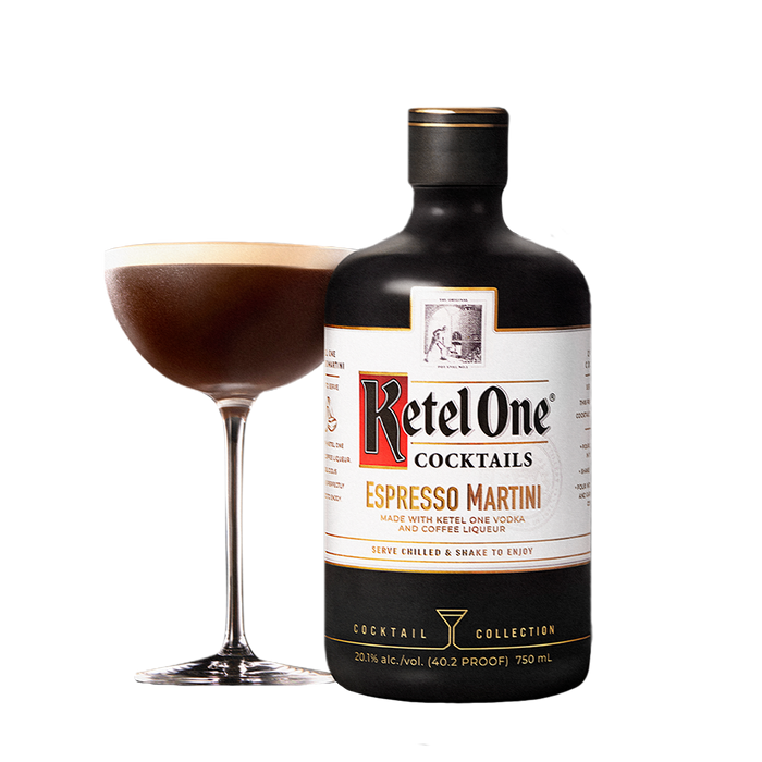 Ketel One - Vodka with Martini Glass Set - TIPXY
