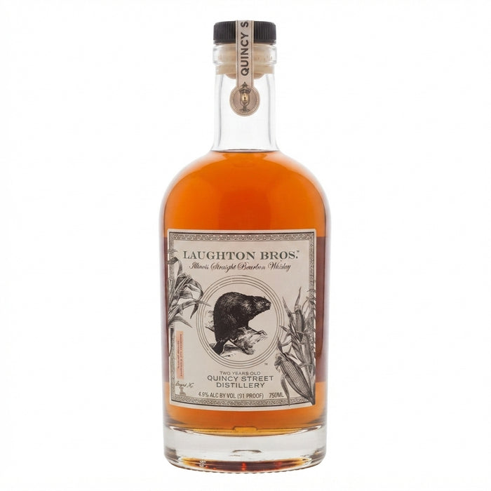 Quincy Street Distillery - Laughton Bros. Bourbon 2-year-old - TIPXY