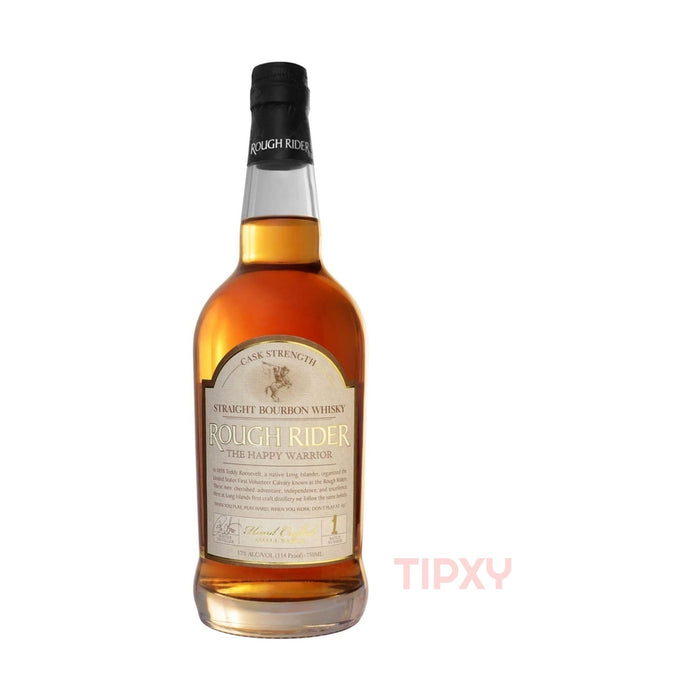 Long Island Spirits - Rough Rider Cask Strength Straight Bourbon Whisky The Happy Warrior Small Batch #31 - TIPXY
