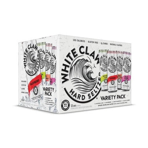 White Claw Variety Pack Hard Seltzer - TIPXY