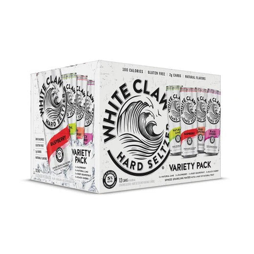 White Claw Variety Pack Hard Seltzer - TIPXY