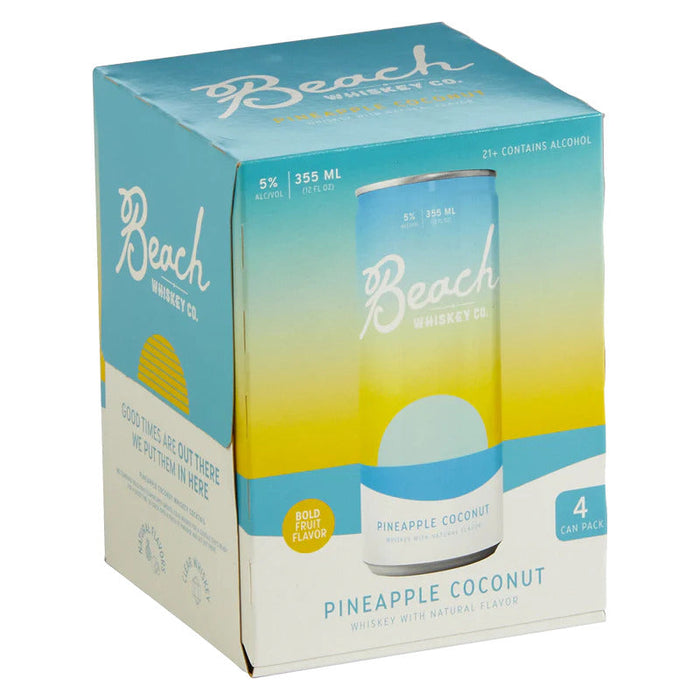 Beach Whiskey Co. - Pineapple Coconut (4pk) - TIPXY