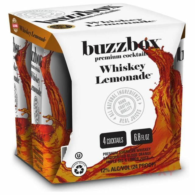 Buzzbox Premium Cocktails Vodka Lemonade  (4 Pack ) - TIPXY