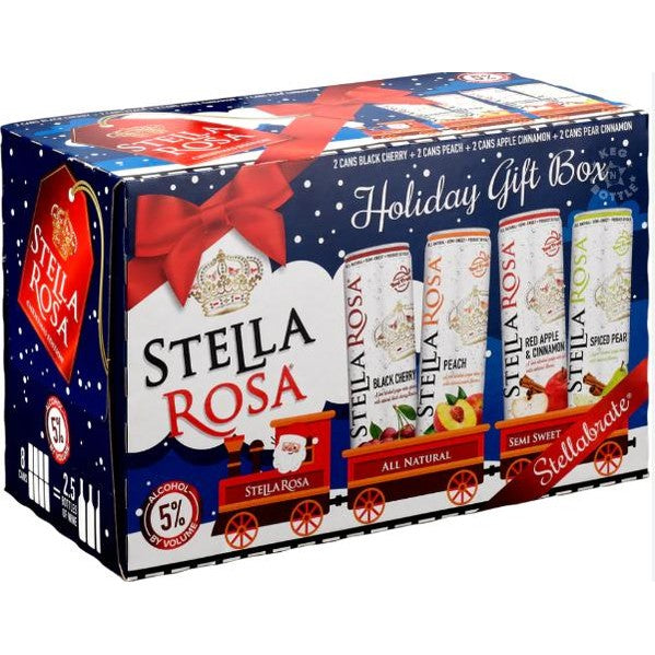 Stella Rosa - Wine Holiday Gift Pack Ready to Serve (8 pack) - TIPXY