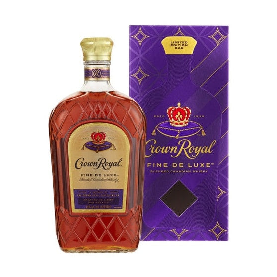Crown Royal - Fine De Luxe Canadian Blended Whisky with Collectible Holiday Bag - TIPXY