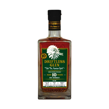 Driftless Glen - 10 Year Cask Strength Single Barrel Straight Rye Whiskey - TIPXY