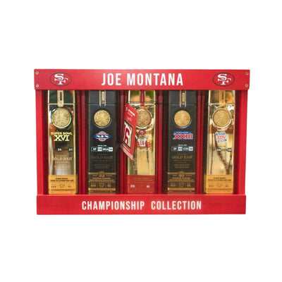 Gold Bar - Joe Montana Championship Collection Whiskey Box Set