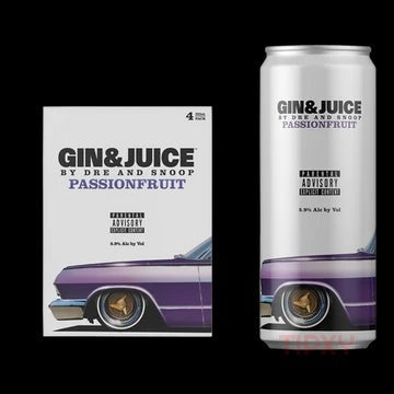 Gin and Juice - Passion Fruit 4/355ml - TIPXY