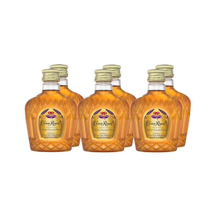 Crown Royal - Fine De Luxe Blended Canadian Whiskey (6 Pack)