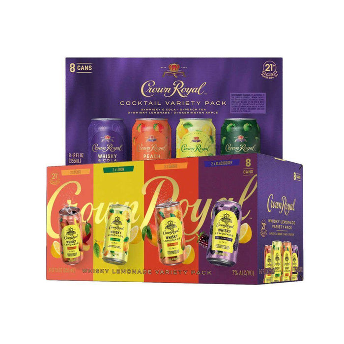 Crown Royal - Whisky Lemonade Variety Pack  (8 Pack)