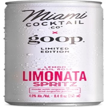 Miami Cocktail Co - Limited Editon Lemon Basil Rose Limonata Spritz (4-cans)