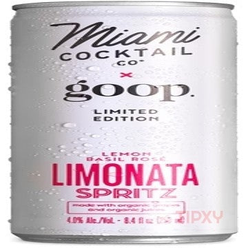 Miami Cocktail Co - Limited Editon Lemon Basil Rose Limonata Spritz (4-cans) - TIPXY