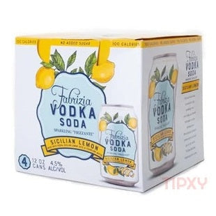 Fabrizia - Soda Sicilian Lemon 4 pack - TIPXY