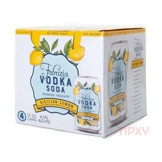 Fabrizia - Soda Sicilian Lemon 4 pack - TIPXY