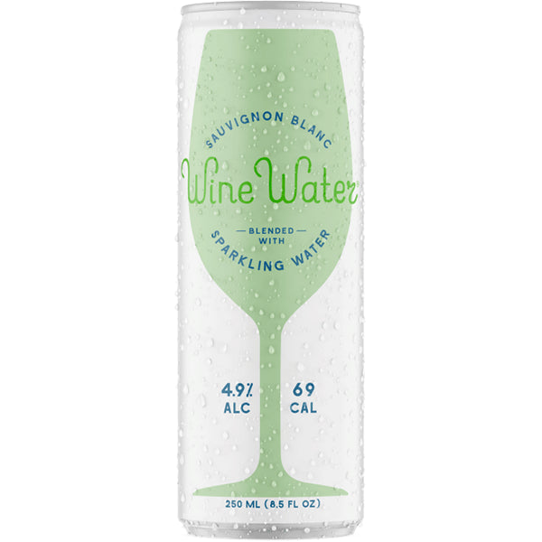 Wine Water - Sauvignon Blanc Sparking Water (6 Pack) - TIPXY