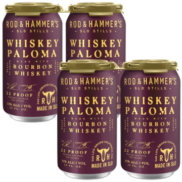 Rod & Hammer's - Whiskey Paloma Ready to Drink Cocktail (4 Pack)