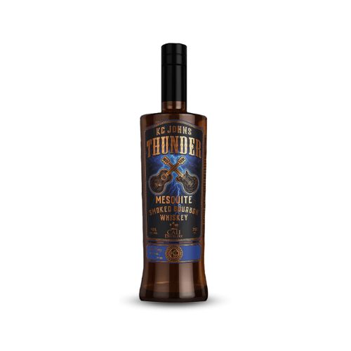 Cali Distillery - KC Johns Thunder Bourbon Whiskey with Smoked Mesquite