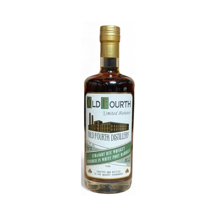Old Fourth Distillery - Straight Rye Whiskey Finished in White Port Barrels