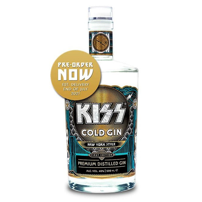 Kiss - Cold Gin New York Style First Edition Premium Distilled - TIPXY