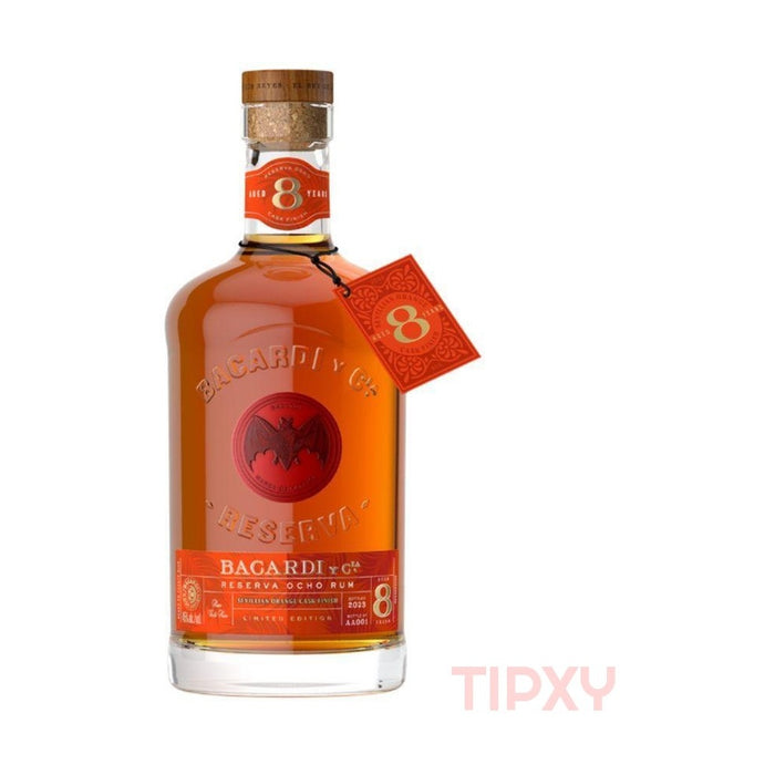 Bacardi - 8 Year Old Reserva Ocho Sevillian Orange Cask Rum - TIPXY