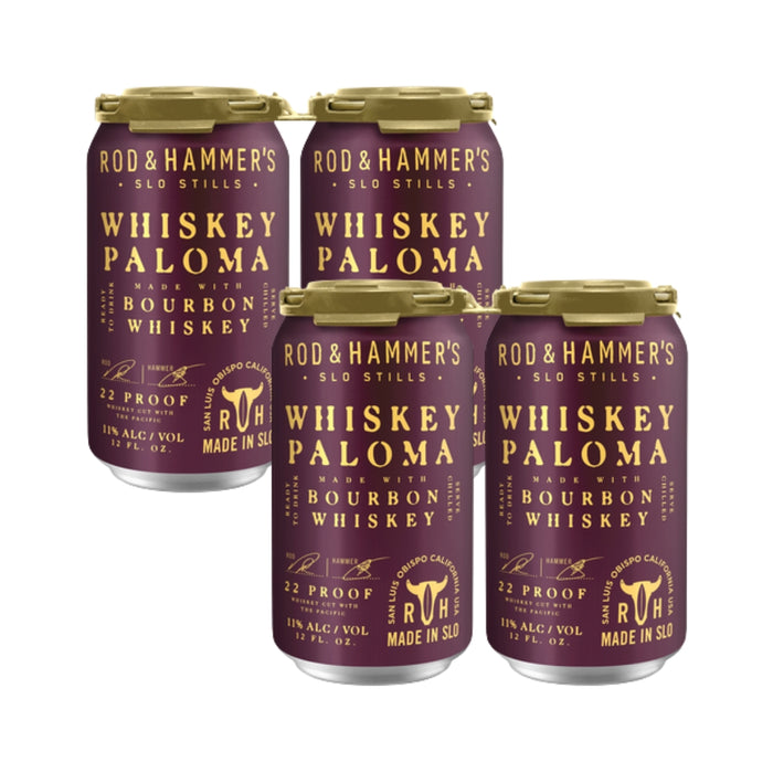 Rod & Hammer's - Whiskey Paloma Ready to Drink Cocktail (4 Pack)
