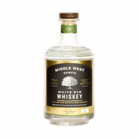 Middle West Spirits White Rye Whiskey Barreling Strength Small Batch Craft (Batch # 024) - TIPXY