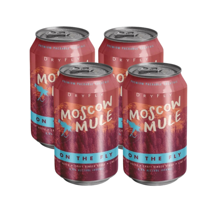 Dry Fly - On The Fly Moscow Mule Ready to Drink Cocktail (4 Pack) - TIPXY