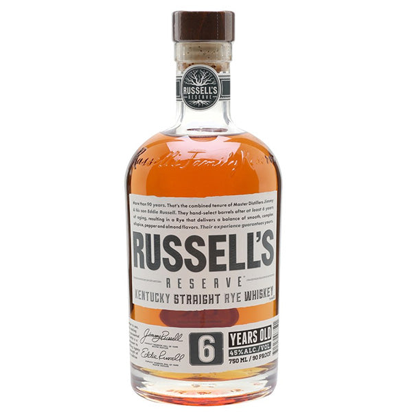 Russell's Reserve - 6 Year Old Rye Whiskey