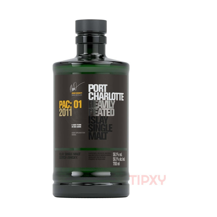 Bruichladdich - Port Charlotte Heavily Peated Islay Single Malt Scotch Whisky Pac: 01 2011 - TIPXY
