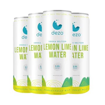 Dezo - Spiked Lemon-Lime Water (4-pack) - TIPXY