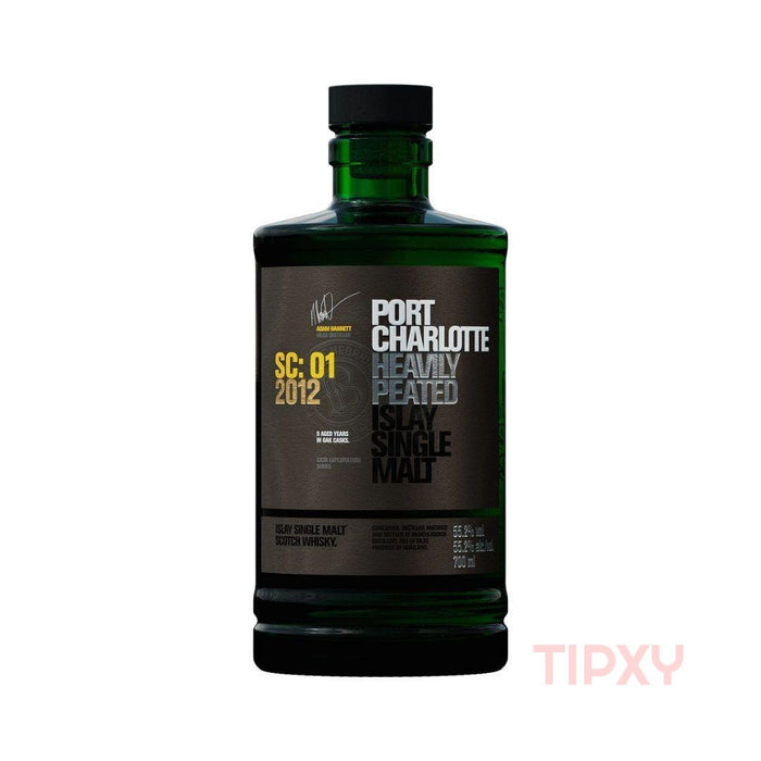 Bruichladdich - Port Charlotte Heavily Peated Islay Single Malt Scotch Whisky SC: 01 2012 - TIPXY