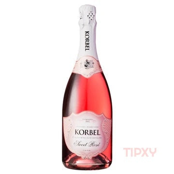 Korbel - California Sweet Rose Sparkling Champagne - TIPXY