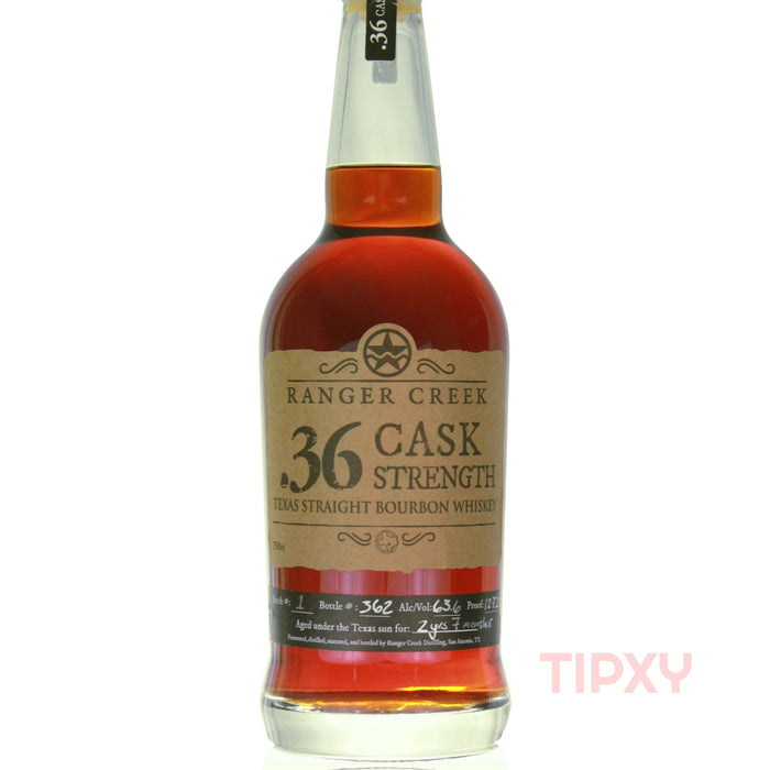 Ranger Creek Distilling - .36 Texas Cask Strength Bourbon - TIPXY