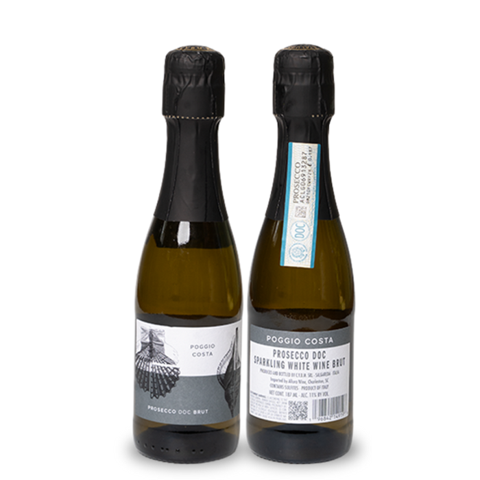 Poggio Costa - Prosecco DOC Brut (6 Pack, 187ml) - TIPXY
